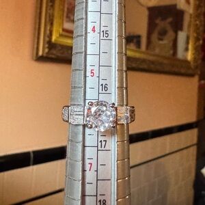 Elegant White Gold Filled and CZ Ring